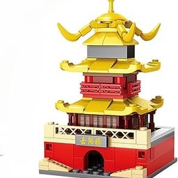 SKY LINE OCEAN Yueyang Tower Building Block Set – 119 Pcs Mini Chinese Landmark Model for Kids & Collectors, Cultural Architecture Toy Compatible with Major Brick Brands-image-88