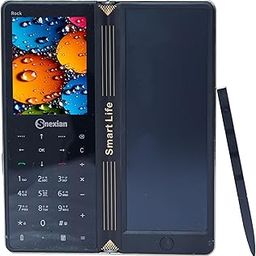 Snexian All-New Rock FOLD Folding Design Dual Sim |Keypad Mobile| with 2.8" Display |Magic Slate|Voice Changer|BT Dialer| Call Recording|Long Lasting Battery|FM|Camera|Feature Phone| Black+Blue-image-42