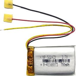KP Original - 522439 3.7v 700mAh 3 Wire Rechargeable Battery for Bluetooth Speaker, Drone,DIY,Toys etc 700 mAh-21