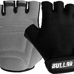 BULLAR Gym Gloves for Men & Women,Gym Accessories,Gym Gloves for Workout,Weightlifting Gym Gloves for Women Breathable Gym Accessories,Hand Exercise Gloves with Half-Finger Length for Gym Workout (L)-picture-7