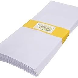 Cheque Size Paper Envelope | Thickness - 120 GSM | Size 4.5 Inch X 9.5 Inch (White - Pack of 50)-picture-15