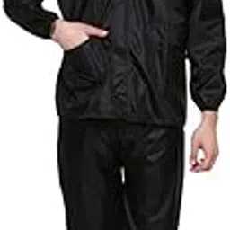 jvbrangi Black Rainsuit Fully Water Proof Dress Style E Pack Of 1(L Size)-picture-5