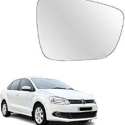 STYCARO OVRM Side Rear View Mirror Glass Plate compatible with Volkswagen Vento 2010-2015 Model (RIGHT DRIVER SIDE)-15