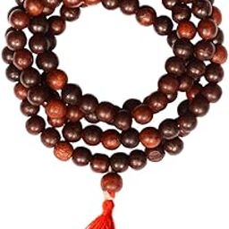 Takshila Gems® Wooden Mala for Jaap & Wear 108+1 (8 mm Beads) Wooden Prayer Rosary, Wooden Mala for Mantra Chanting and Wear-image-57