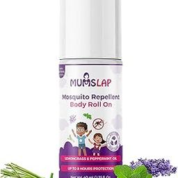 MumsLap Natural Mosquito Repellent Roll-On for Babies and Kids | Up to 8 Hours Protection with Lemongrass and Peppermint Oils | Skin-Safe & Long-Lasting Insect Killer Formula | Safe for All Ages, 40ml-image-70
