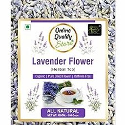 Online Quality Store Lavender Flower Tea -100g | Sun Dried Lavender Flowers Herbal Tea | Stress Relief| Iced Tea-image-44