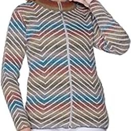 Woollen Full Sleeve Turtle Neck Zipper Sweater for Women with Pockets-image-50