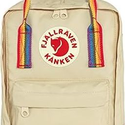 Kånken Rainbow Mini Backpack for Men, and Women - Durable Fabric with Adjustable Shoulder Straps, and Lightweight Backpack Light Oak/Rainbow Pattern One Size One Size-image-89