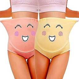 Fashiol Women's High Waist Cotton Stretch Briefs | Full Coverage Maternity Panties | Ideal for Pregnancy & C-Section Recovery | Comfort Combo Pack | Pack of 2-image-26
