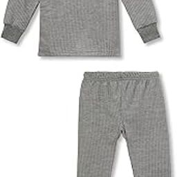 The Boo Boo Club Kids Winterwear Thermal Set Full Sleeves Body Warmer Top and Pyjama Set Combo for Unisex | Suitable for Heavy Winters-31