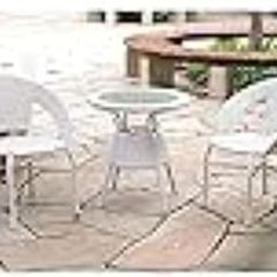 HUMAIRA OUTDOOR FURNITURE. D-8 Outdoor Furniture Garden Patio Seating Set (2Chairs with 1 Table Set) Balcony Furniture Coffee Table Set (Honey)-image-22