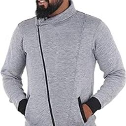 Jackets for Men Stylish|Stand Collar Sweatshirts for Men|Full Sleeve Jackets-picture-35