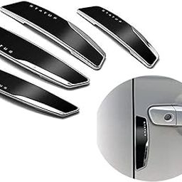 Dk Car Status Car Door Guard Edge Protector Black Color Universal for All Cars 4 Pieces | Plastic-1