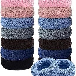 Stretchable Rubber Hair Band, Hair Elastics Ties, No Crease Hair Band, Thin Headband, Ponytail Elastic Hair Holder Suitable for Women, Men, Girls and Boys-image-11