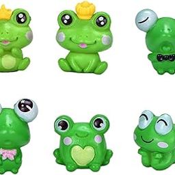 Frogs Miniature || Garden & Aquarium Decoration Items, Small Toys for Decoration, Miniature Garden & Aquarium || Set of 6 Frogs-image-12