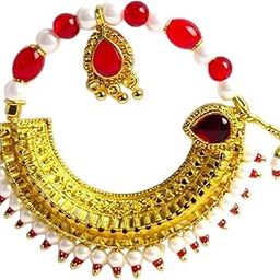 Golden plated Traditional Pahadi/Uttrakhandi/Rajasthani/Kumauni Nath/Nath For Women-42