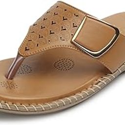 Doctor Ortho, Comfortable & Stylish Slippers For Women & Girls | Lightweight, Casual Design | Soft Cushion Footbed for Walking, Working, All Day | Good for Knee & Foot Pain-image-65