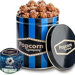 Popcorn & Company Football Style Fridge Magnet Bottle Opener Combo of Choco Caramel Popcorn Regular Tin 130 g and 1 Fridge Magnet Bottle Opener-image-99