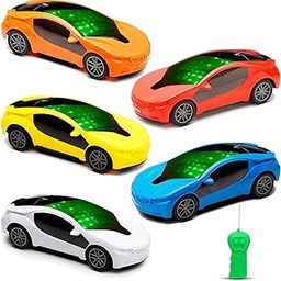 Gooyo 6328-2 Battery Operated 3D Lights Famous Remote Control High Speed Racing Car Toy for Kids, Power Source: 3xAA Battery in Car & 2xAA Battery in Remote Controller (Not Included)-picture-6