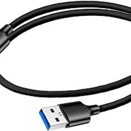 Storite 50CM USB 3.0 Male to Male Cable for Hard Drive Enclosures, Laptop Cooling Pad, DVD Players,Black -1 Pack-15