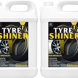 Tyre Polish 2 L Extreme Black Tyre Shine - Long Lasting & Dirt Repellant Formulation - Ultra Wet Black Shine, Non-Greasy Tyre Polish-image-54