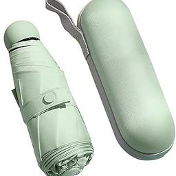Mini Capsule Umbrella with Case – Ultra-Compact, UPF50+ UV Protection, Windproof & Waterproof Folding Umbrella | Pastel Colors | Travel-Friendly, Stylish Pocket Umbrella for Women, Girls, Kids-17