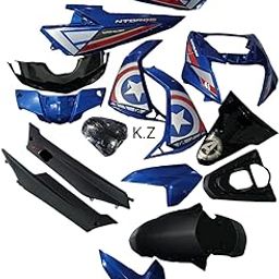 NTORQ full body kit CAPTAN AMRICA Blue colour-picture-11