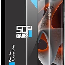 SupCares Edge to Edge Curved Full Glue Tempered Glass for Motorola Edge 50 Pro 5G and Motorola Edge 50 Ultra 5G (6.7 inch) with Easy Self-Installation Kit | Black-image-73
