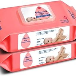 Johnson's Baby Wipes With Lid Combo Offer Pack, 2 x 80s (160 wipes)-image-93