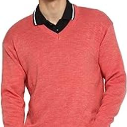 Men's Acrylic V-Neck Sweater-image-44
