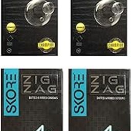Skore Premium Condoms Combo 10 Count (Pack Of 4, Skin Thin And Zig Zag)-14