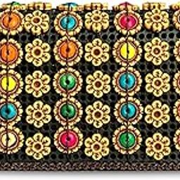 ANESHA Coconut Shell Double Zipper Womens Zip Around Wristlet Wallet Pack of 1-image-82