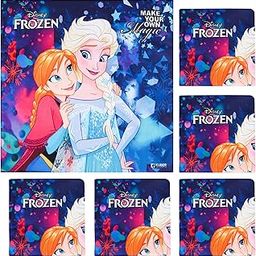 Pack of 6 Handkerchiefs | Disney Frozen ! | Cotton Handkerchiefs for Boys & Girls | Premium Handkerchiefs | Rumal for Boys & Girls | Hankies for Gifting | Blue-image-119
