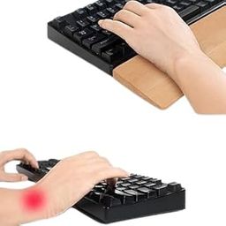 Professional Wood Craft ᵀᴹ Beach Wood Wrist Rest | Wooden Keyboard Laptop Wrist Rest | Wooden Keyboard Rest-31