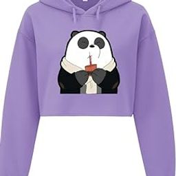 Cute Crop Hoodie Sweatshirt Women Casual Trendy Stylish Latest White Black Pink Lavender Beige Brown Girl 399 499 Under-image-42