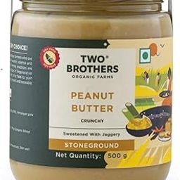 Two Brothers Organic Farms - Peanut Butter Crunchy (500 grams) | Sweetened with Jaggery | Nutrients & Minerals Rich | Good Source of Protein, Fiber, Vitamin E | Vegan Butter Made Using Only Peanuts-image-57