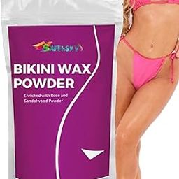 BLITZWAX Bikini Hair Removal Powder Wax | Bikini Hair Removal Herbal Wax Powder For Women| 5 Min'S Painless Herbal Wax Powder All Skin Types Hands, Legs, Underarms, Bikini Area & Intimate Area | 100 G-46