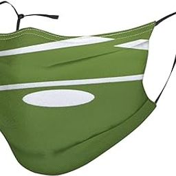 YYHWHJDE Adult Masks Washable 5 PCS Soft breathable Suitable for camping, running, traveling daily use Grass Baseball Softball Pattern-image-84