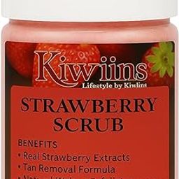Strawberry Face and Body Scrub (100 g) | Scrub for Tan Removal | Gentle Exfoliation Scrub for a Smoother Complexion-image-38