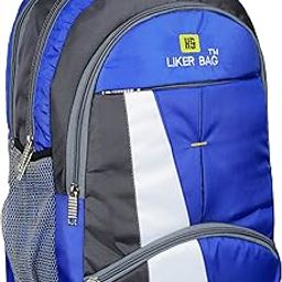 Large 45 L Laptop Backpack Spacy Unisex Backpack Reflective Strip (Royal Blue)-image-52