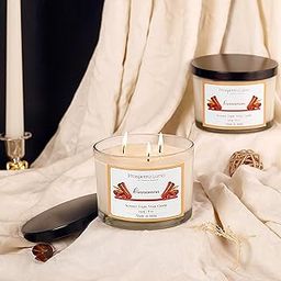 PROSPERRO LUMO by Parkash Candles || 3 Wick Soy Wax Scented Candle | 35 Hours Burn Time | Long Lasting Premium Candles | Ideal for Home Décor, Gifting & Aromatherapy (Cinnamon)-image-58