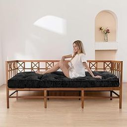 9villa Mattress | Velvet Fabric White Soft Cotton Foldable Light Weight Quilt/Mattress | Firm Mattress | Comfort Gadda 1 Sleeping Capacity, (Single Bed 3 x 6 ft or 72 x 36 x 4.5 Inches)(Coffee)-picture-29
