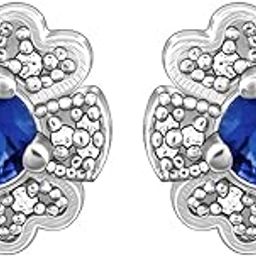 925 Silver Royal Blue Bloom Studs | Gifts for Girlfriend, Gifts for Women and Girls |With Certificate of Authenticity and 925 Stamp | 6 Month Warranty-26
