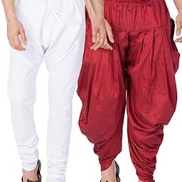 Men Cotton Blend Relaxed Pants-picture-46