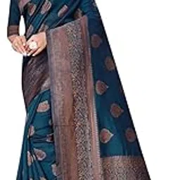 yashika Women's Fancy Banarasi Kanjivaram Art Silk Saree |Saree for Women Wedding-picture-3