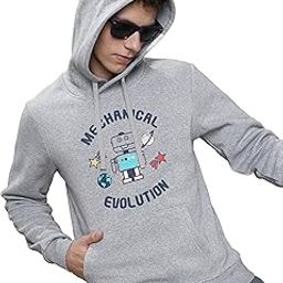 Men's Polyester Hooded Neck Sweatshirt-image-47