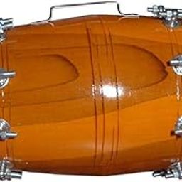 JGKY Handmade Wood Dholak Indian Folk Musical Instrument Drum Nuts N Bolt-image-54