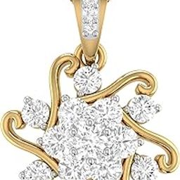 pc jeweller Yellow Gold and Solitaire Pendant for Women-picture-44