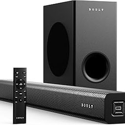 Boult Newly Launched X160 5.1ch Dolby Digital 160W Bluetooth Soundbar with Down-Firing Subwoofer Surround Sound Home Theatre, Dedicated DSP, USB/HDMI/AUX & Optical Fiber Connectivity Speaker for TV-28