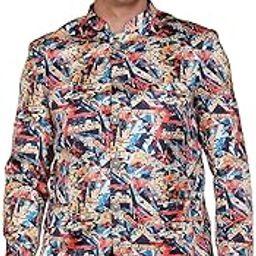 tahvo Men Slim FIT Printed Formal Blazer-picture-33